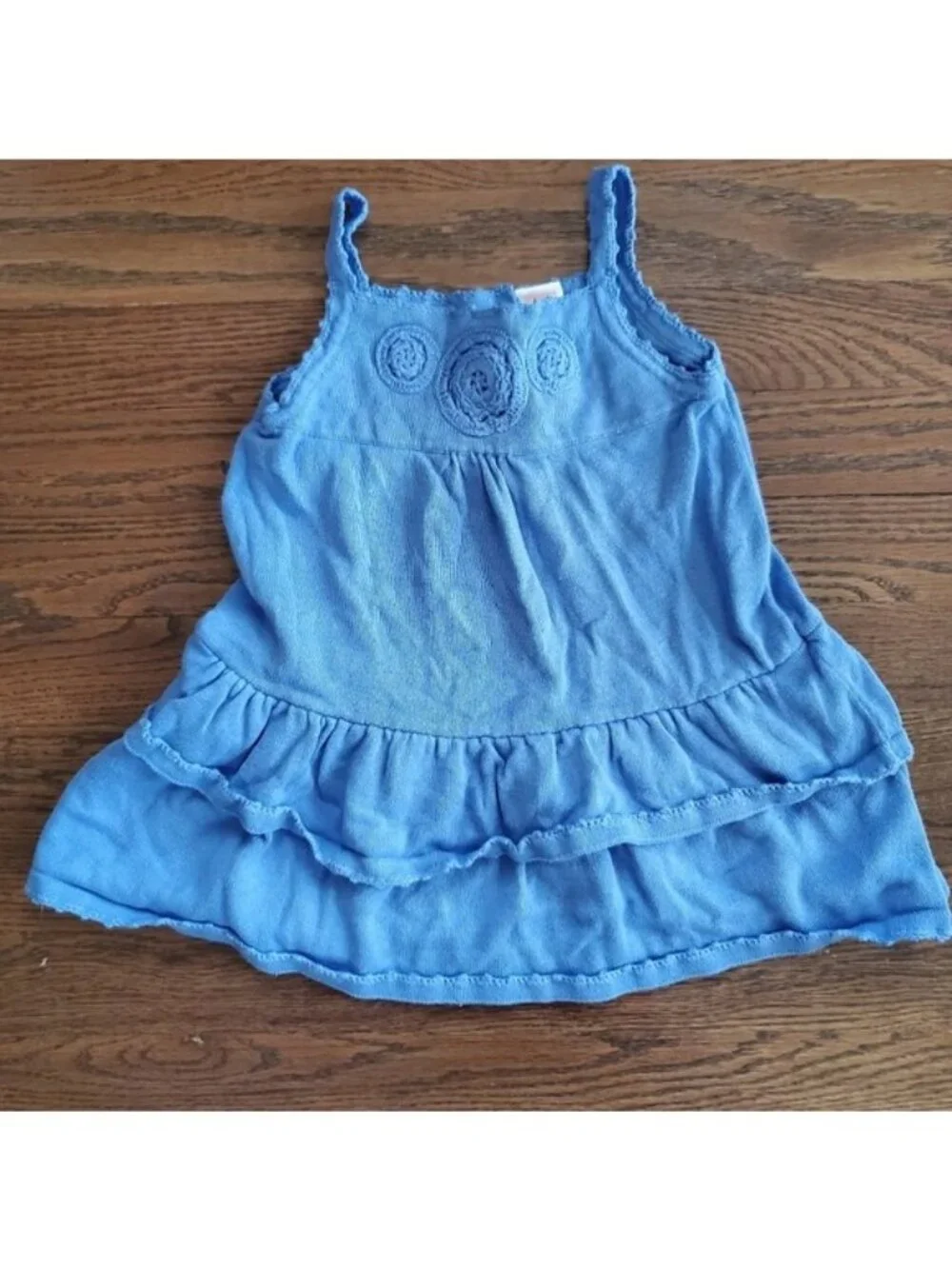 GYMBOREE Girls 2T Blue Knit Tank Dress